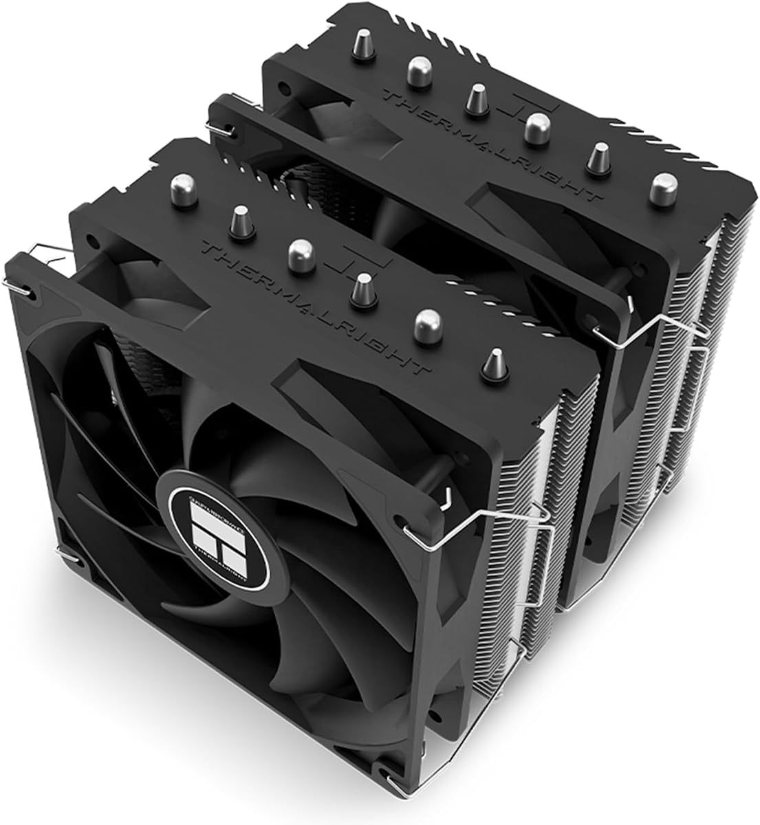 Peerless Assassin 120 SE Extrem Enfriador de aire para CPU con 6 tubos de calor, ventiladores PWM duales, tecnología de tubo de calor AGHP, enfriamiento alto de 154 mm, para AM5/AM4, Intel LGA1851/1700/1150/1151/1155/1156/1200