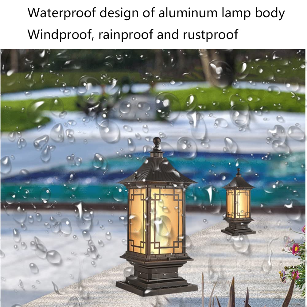 RCIDOS IP54 Wodoodporna Lampa Podłogowa Z Oświetleniem Słupowym Lampa Kolumnowa W Stylu Europejskim Aluminiowe Oprawy Oświetleniowe Oświetlenie Ogrodowe Lampa Do Bramy Oświetlenie Ścieżki