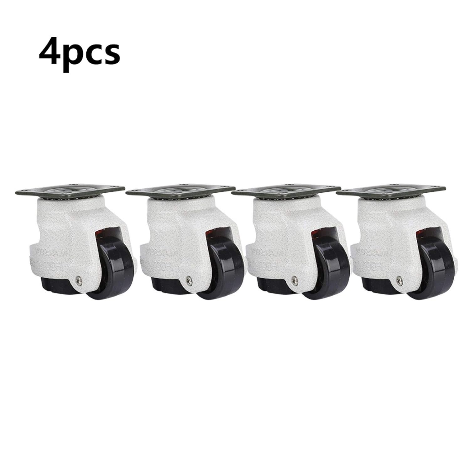 Leveling Machine Casters, 4pcs 1.5″ Retractable Leveling Caster