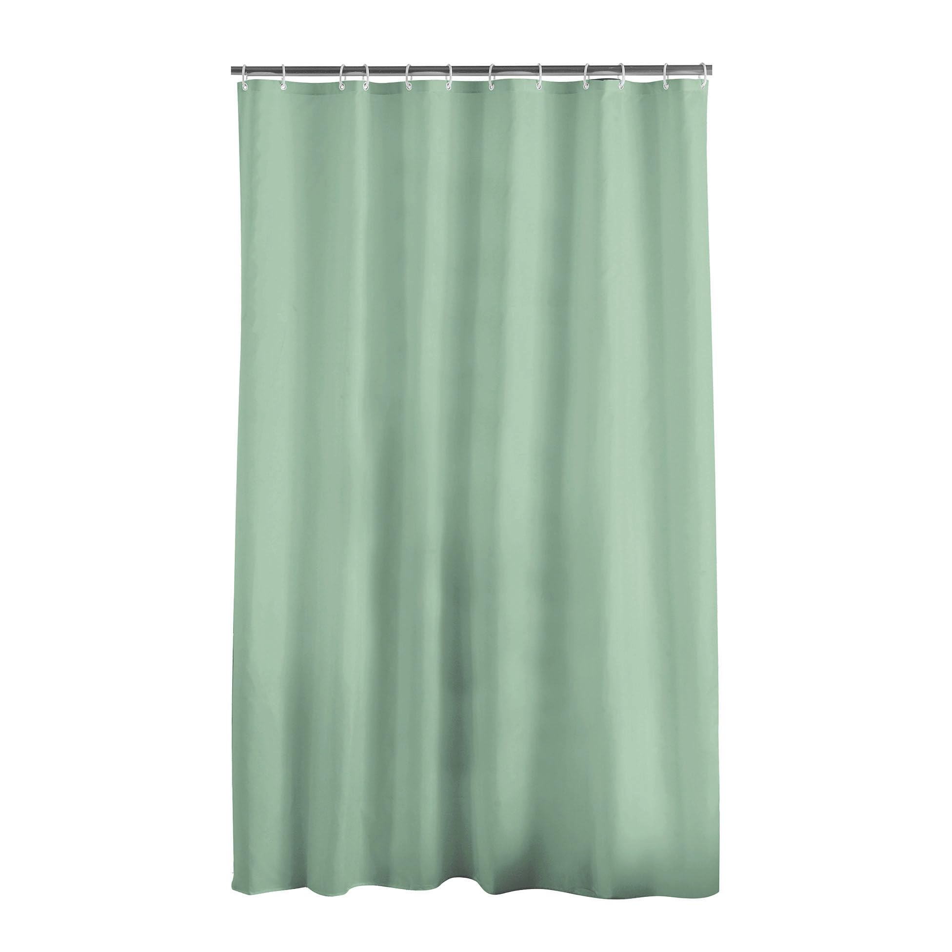 Rideau de douche avec crochets 180 x 200 cm lavable polyester Essencia