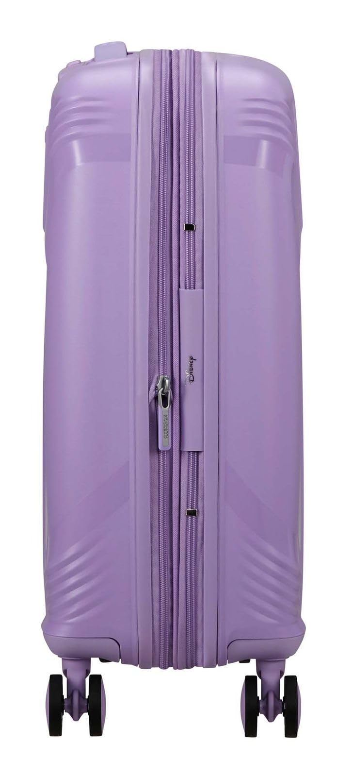 American Tourister Mickey Magic - Valise Cabine 55 x 40 x 20/23 cm - Valise Rigide pour Ryanair, EasyJet & la Plupart des compagnies aériennes, 37/44 L, Violet (Mickey Soft Lilac)