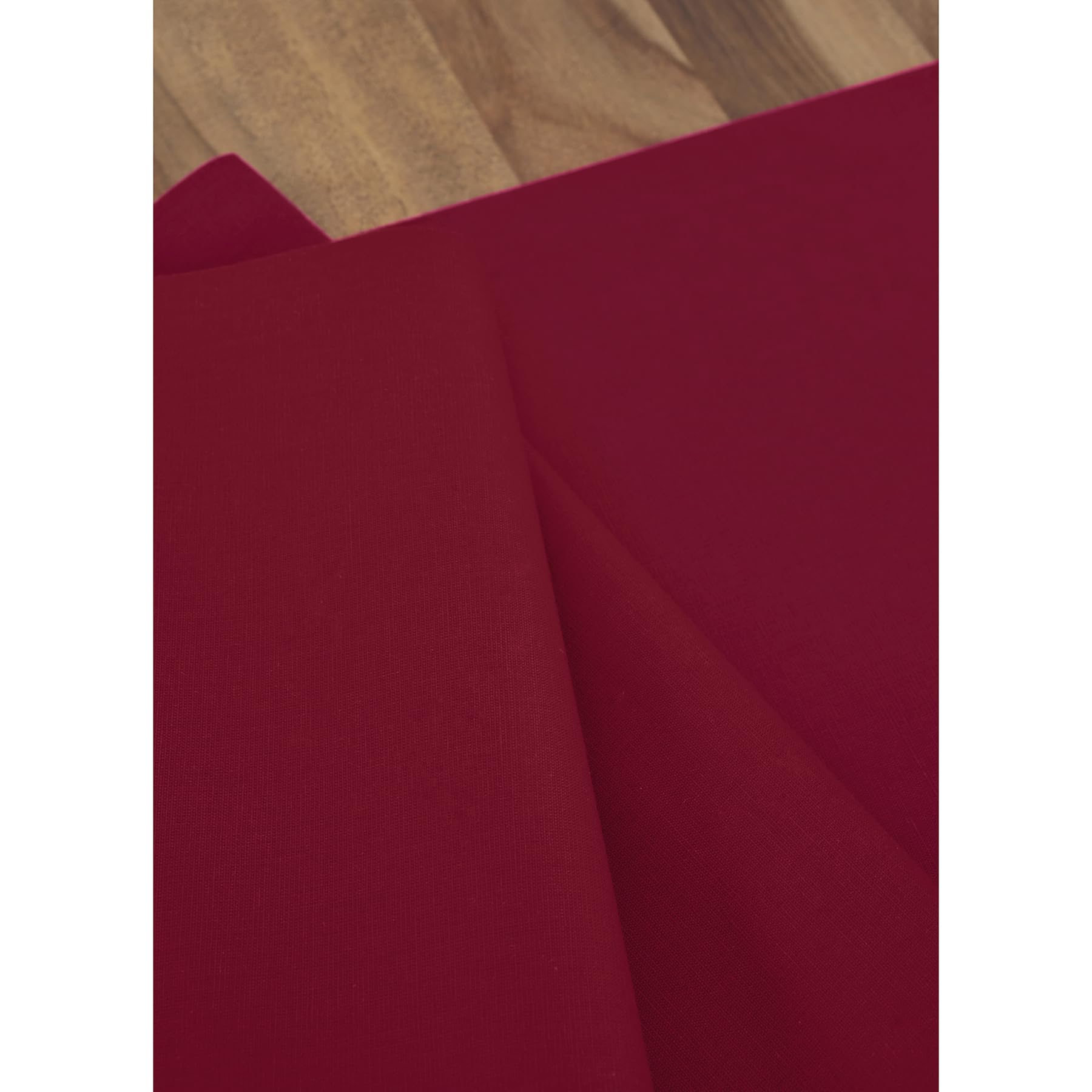 Solino Home Mantel rectangular rojo de 152 x 213 cm, mantel de lino de algodón Dru, lavable a máquina, manteles de tela suave y duradera para comedor, decoración de verano