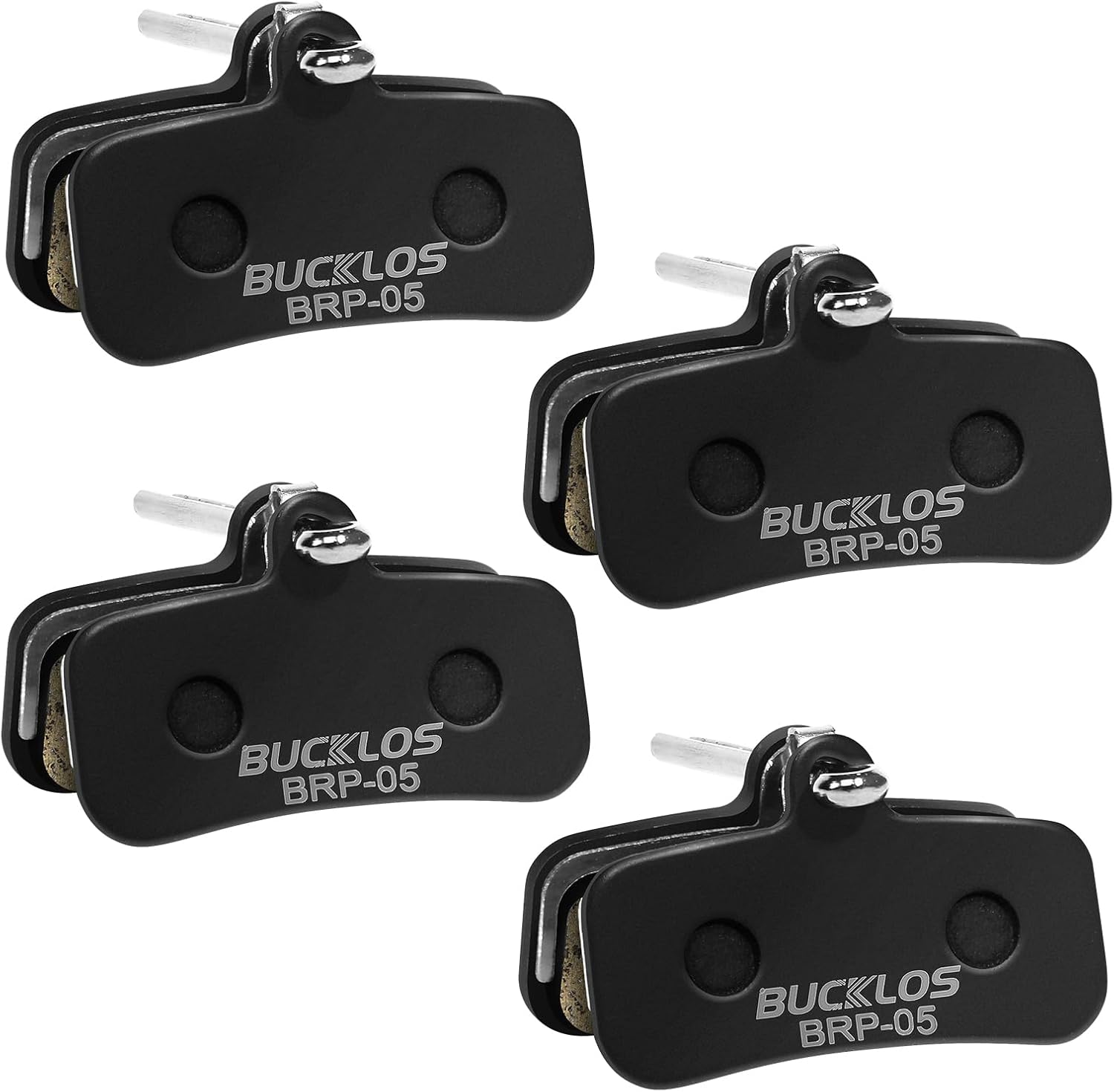 BUCKLOS Bike Disc Brake Pads – Bicycle Disk 4 Piston Pads for Shimano D02S D03S Saint Deore XT XTR SLX Zee/Tektro/TRP for Mountain Bike/Highway Bike/Ebike/MTB