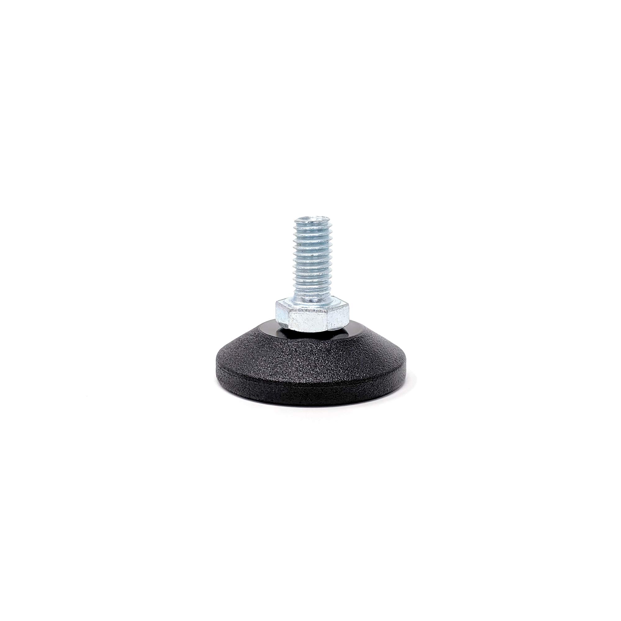 Adjustable Feet with Articulating Base (38mm Diameter Base, M8x16mm, Pack of 48) Weight Rated Threaded Furniture Appliance Machine Foot - Made in Germany โ image 1