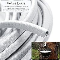 Vista 3 de Protectores de borde de puerta de automóvil, protector de sello de goma universal de 32 pies, borde en forma de U, protección de borde de puerta