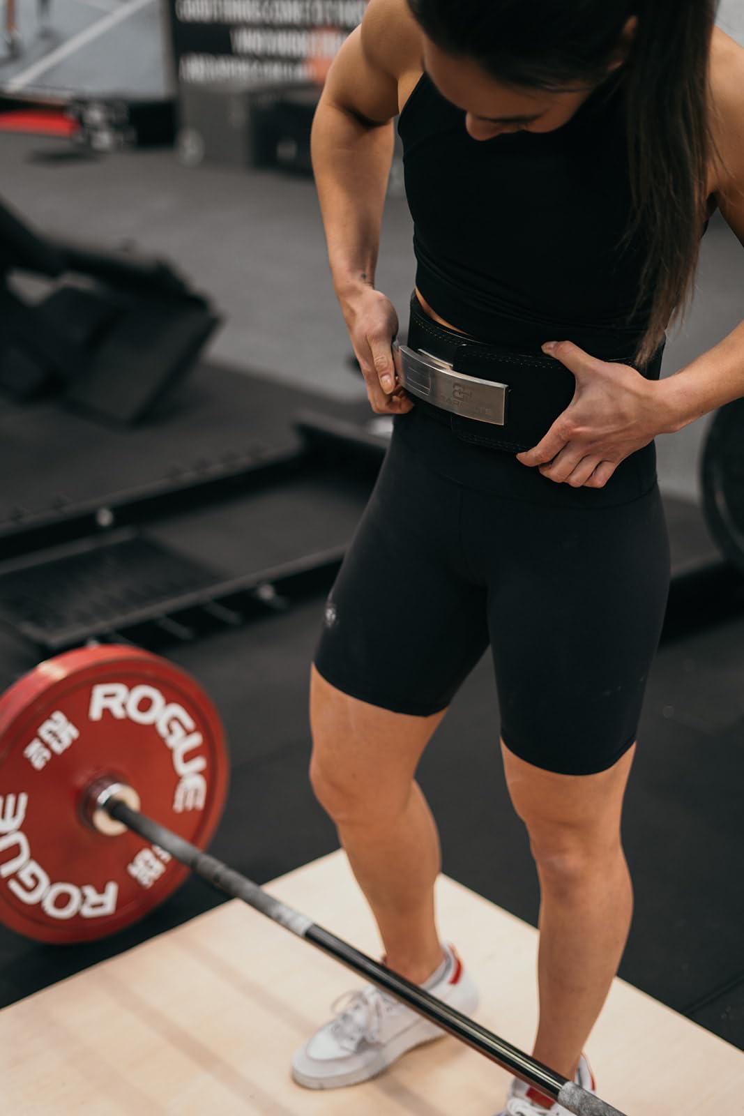Cintura per cintura in onice per sollevamento pesi, cintura Powerlift, 100% pelle, cintura per sollevamento pesi, cintura per allenamento della forza adatta per uomini e donne