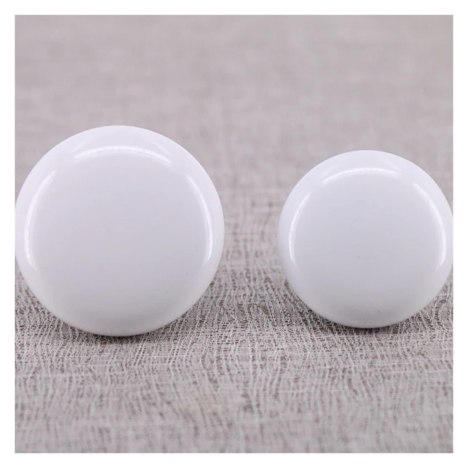 1 szt. 32 mm 38 mm biała ceramiczna gałka meblowa do szuflad kuchennych, ceramiczne gałki, okrągły przycisk