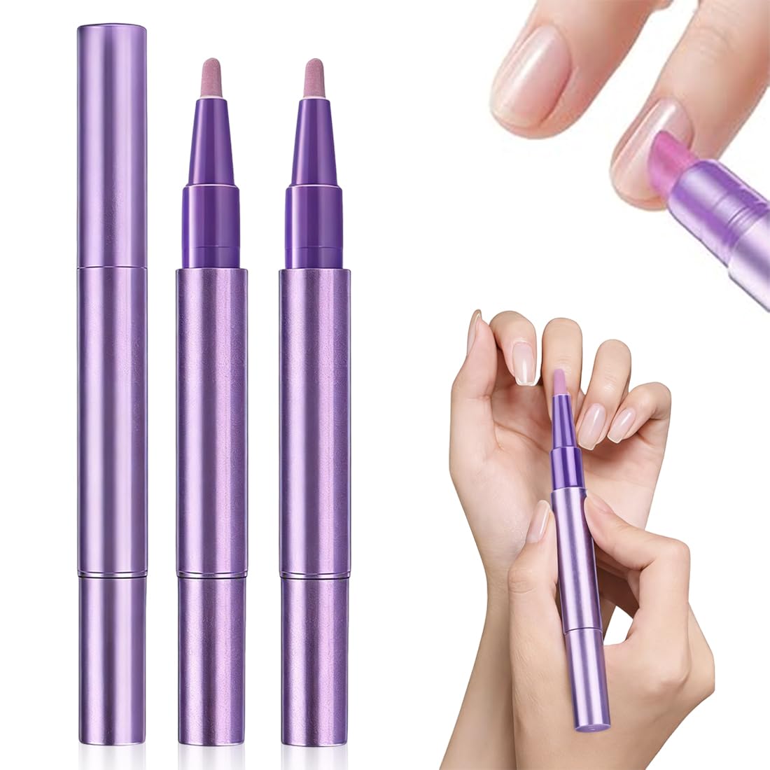 3 Pezzi Olio Cuticole Unghie, Penna per Olio Set di Oli per Cuticole, Trattamento delle Unghie, Nail Moisturizer, Nail Care Pen Formula Non Grassa