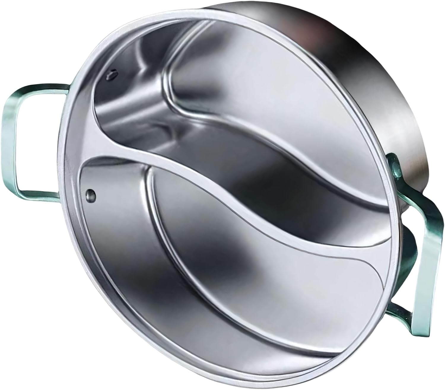 Innovative Seamless Hot Pots with Double Handle 316 Nonrust Steel Ideal for Home and Restaurant Separated Hot Pots