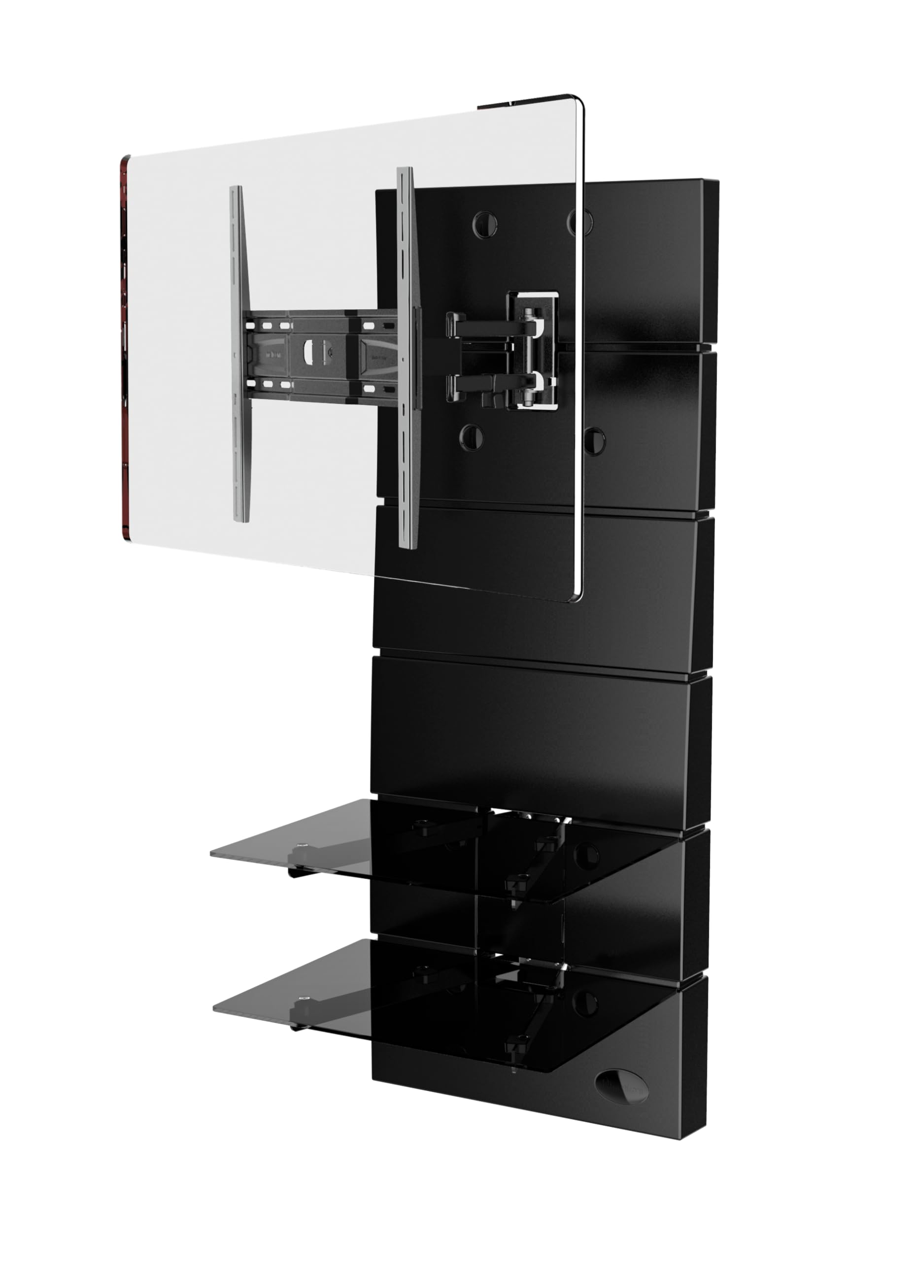 Meliconi GHOST Design 3500 Rotation Matt Black Wall Mount - Dettaglio