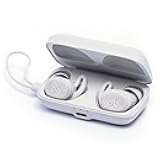Vista 2 True Wireless Sport Bluetooth Headphones With Charging Case - Premium Sound, ANC, Sport Fit, 24 Hour Battery, Waterproof Earbuds With Military-Grade Durability - Gray
