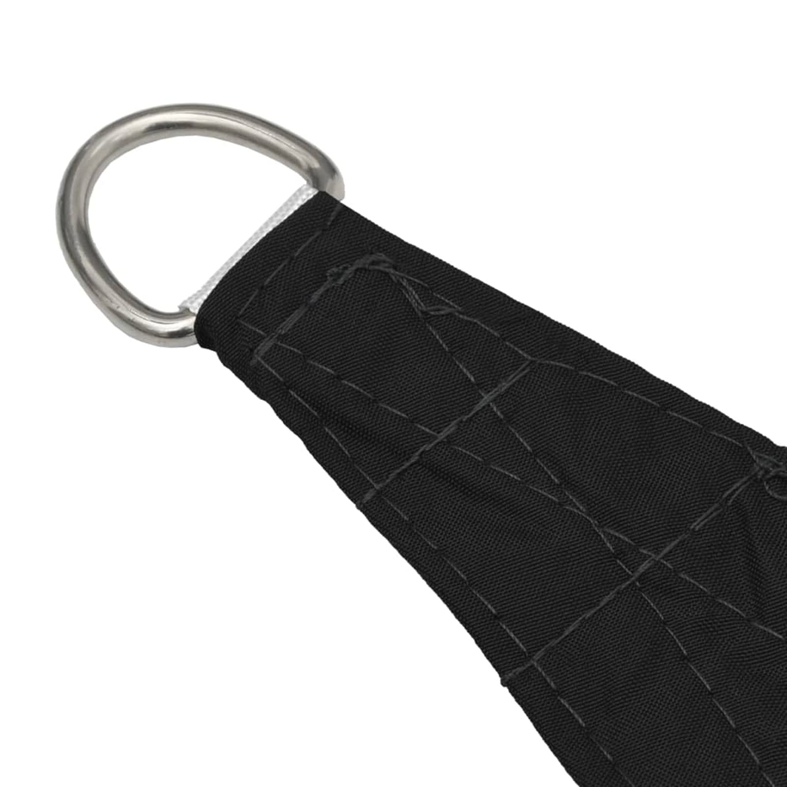 ZEYUAN Parasole a Vela in Tela Oxford Quadrata 3x3 m Nero,Vela Parasole,Vele Parasole da Giardino,Tenda a Vela Parasole,Respirante,Impermeable,Anti UV(SPU:135742)