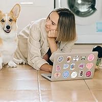 Vista 6 de Calcomanías de concientización sobre la salud mental, 104 calcomanías de vinilo impermeables de salud mental para médicos, enfermeras y niños