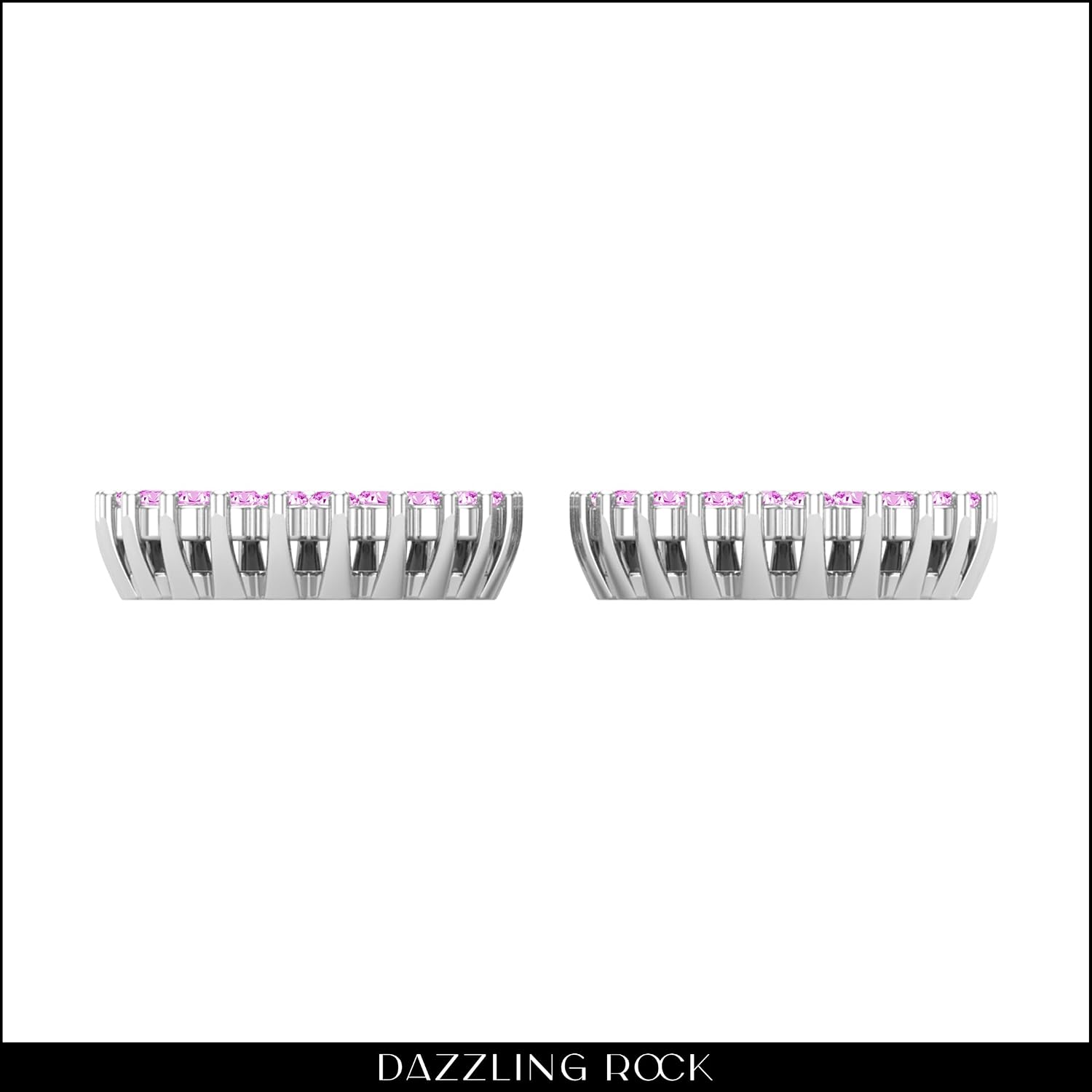 Dazzlingrock Collection Round Gemstone Halo Removable Earring Jackets for Women in 10K Solid Gold