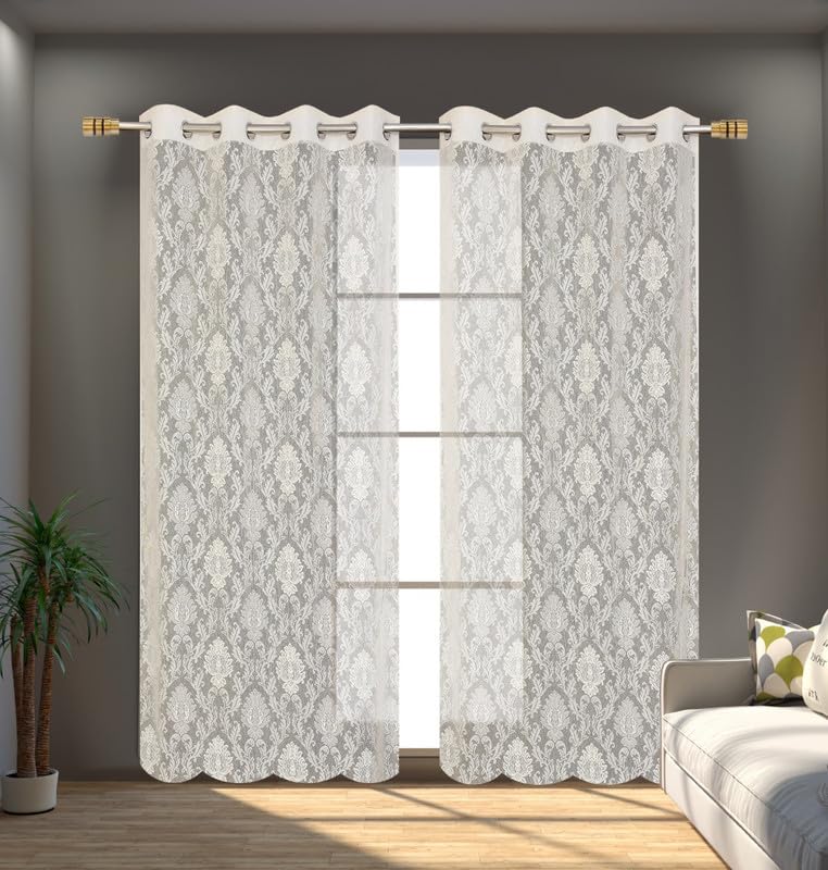 See full amazon price history chart for Honger Polyester Beautiful Floral Damas Design Heavy Net Tissue Pack of 2 Pecs Curtains for Cream Net Curtains for 4 x 5 Feet Window Use Net Tissue Curtains Honger Polyester Beautiful Floral Damas Design Heavy Net Tissue Pack of 2 Pecs Curtains for Cream Net Curtains for 4 x 5 Feet Window Use Net Tissue Curtains (B0B7G7NGNL) Amazon Price History, Amazon Price Tracker