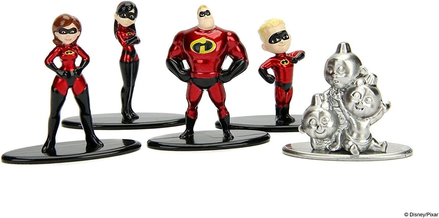 Jada Set X5 The Incredibles 4Cm Minifigure