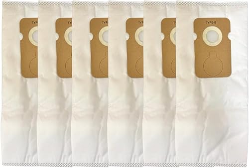 VacBagsUSA - Bolsa para aspiradora HEPA para Riccar 8000  Simplicity 7000 Tipo B - Paquete de 6