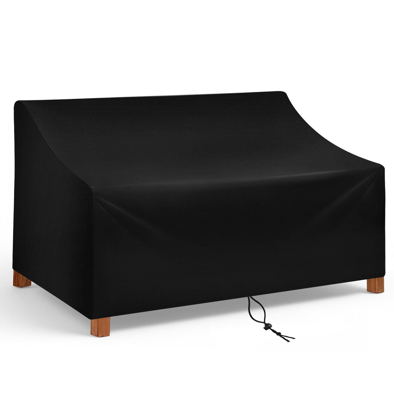 Housse de Banc Jardin 2 Places Vicloon Tissu Oxford Imperméable Anti-UV Protection Extérieur