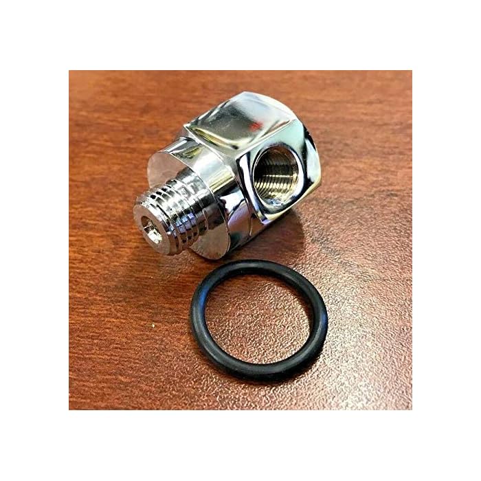 Buy CHROME OIL PRESSURE GAUGE FITTING HARLEY ROCKER BOX SHOVELHEAD