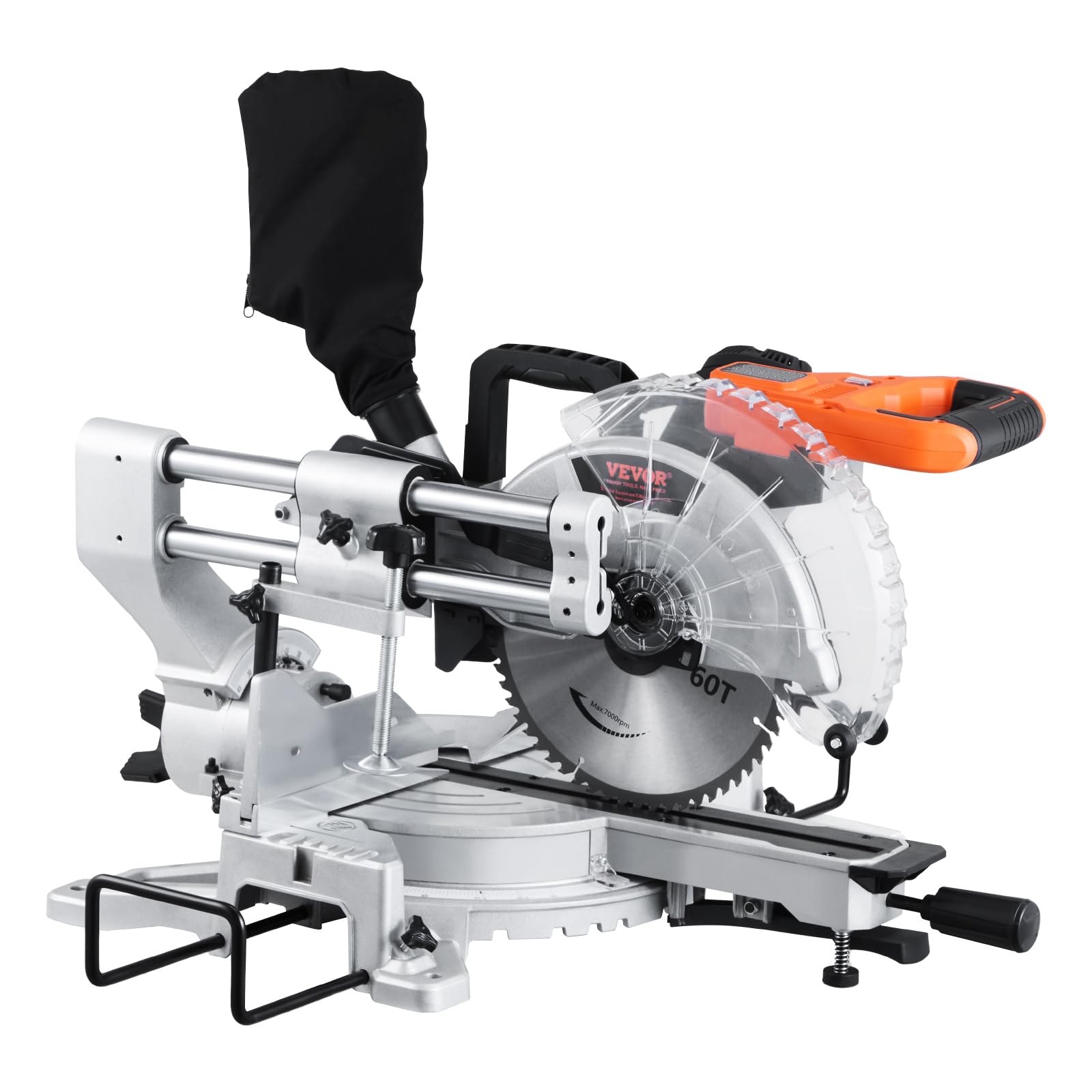 VEVOR 10' Double Bevel Sliding Compound Miter Saw