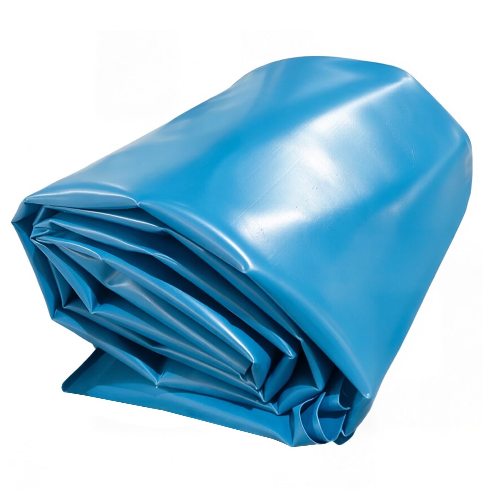 DMCHENGMA Heavy Duty HDPE Pond Liner 0.16mm Impermeable Blue Membrane for Large Fish Ponds, Aquaculture & Garden Water Features