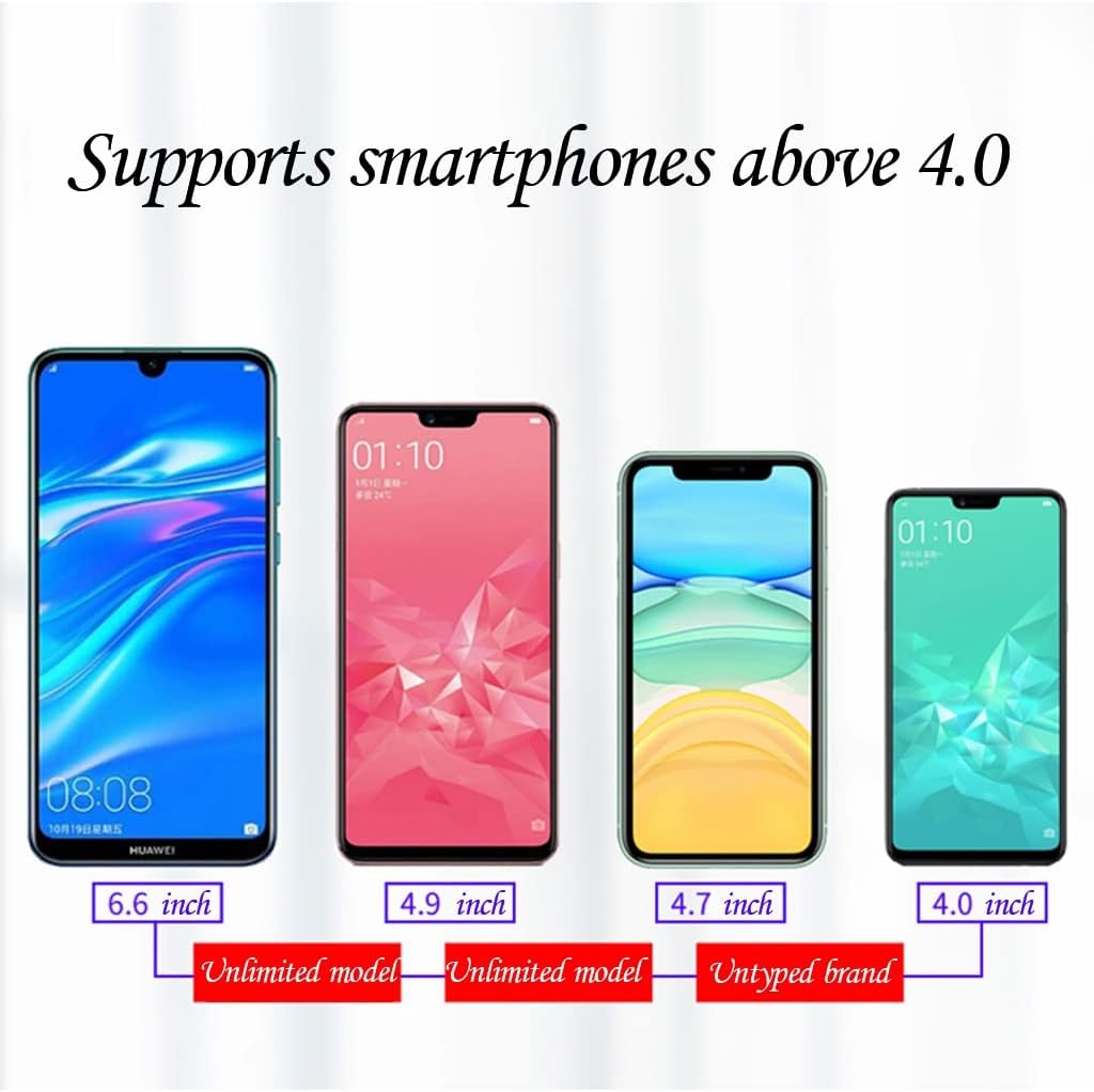 Magnifying Glass,Screen for Cell Phone, 12in Pull- Out Magnifying Screen- Horizontal and Vertical Screen Amplifier Blu- ray Projector Amplifier, Foldable Mobile Phone Stand Enlarger
