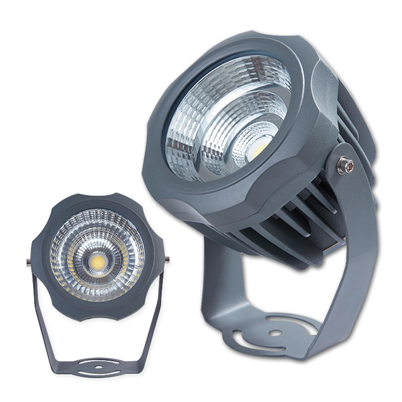 Naświetlacz LED, Led IP65 Wodoodporne Światło Halogenowe 12W 20W 25W Krajobraz Zewnętrzny Dziedziniec Trawnik Oświetlenie Ogrodowe Znaki Reklamowe Reflektor(Warm 3000K,STYLE B_20W)