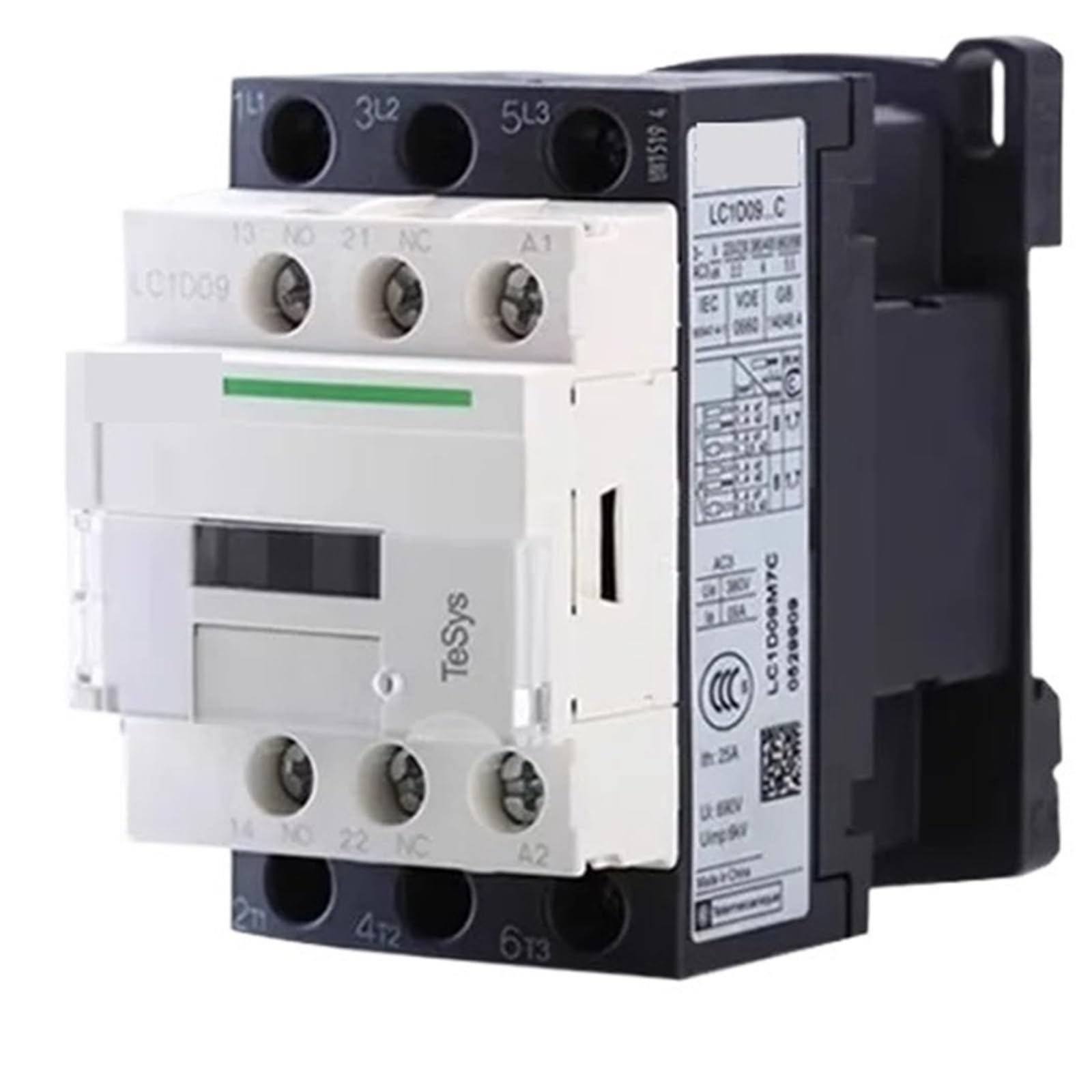 Contacteur AC tripolaire LC1D25A pour automatisme et commande de pompe - 7