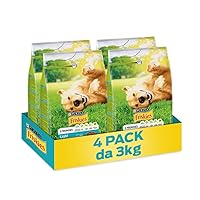 PURINA FRISKIES Light 5 Promesse Crocchette per Cani Adulti con Pollo e Verdure 4 Sacchi da 3kg