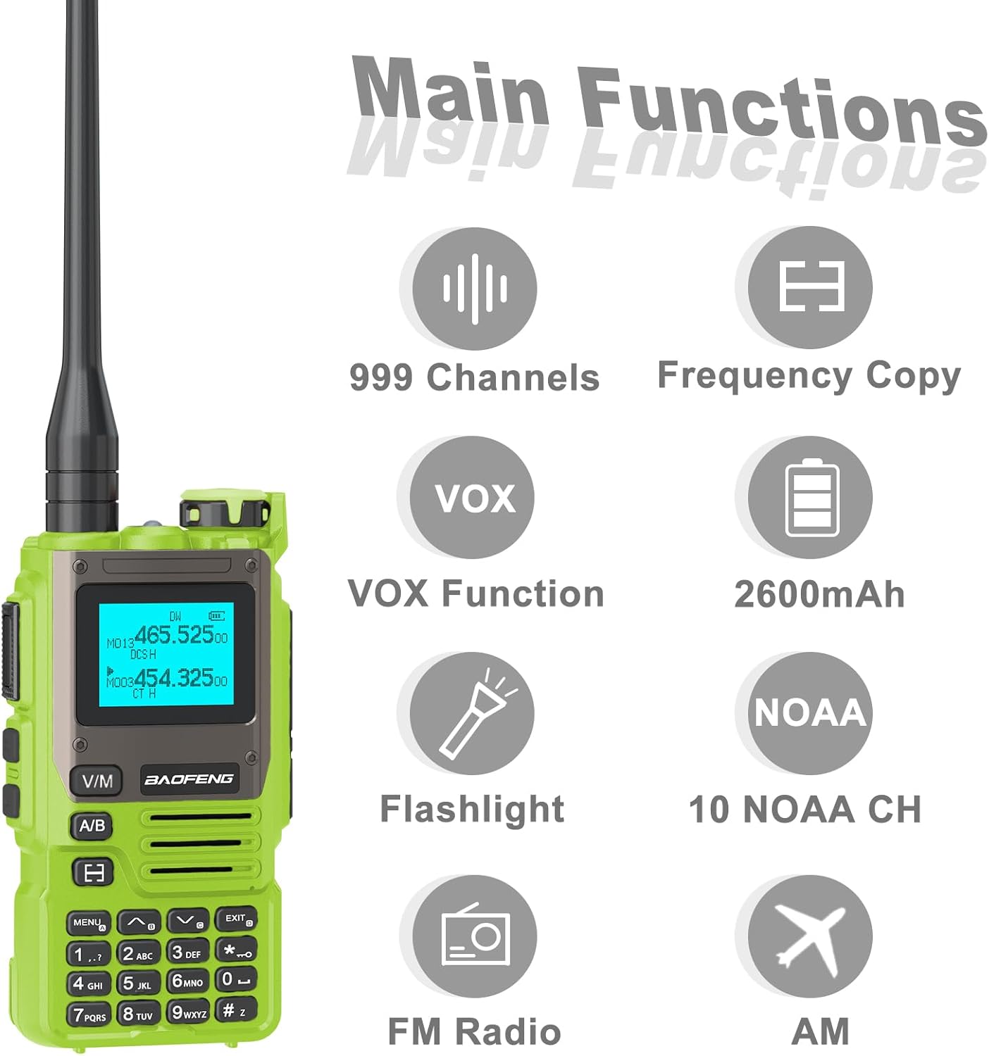 BAOFENG UV-K61 Main Functions