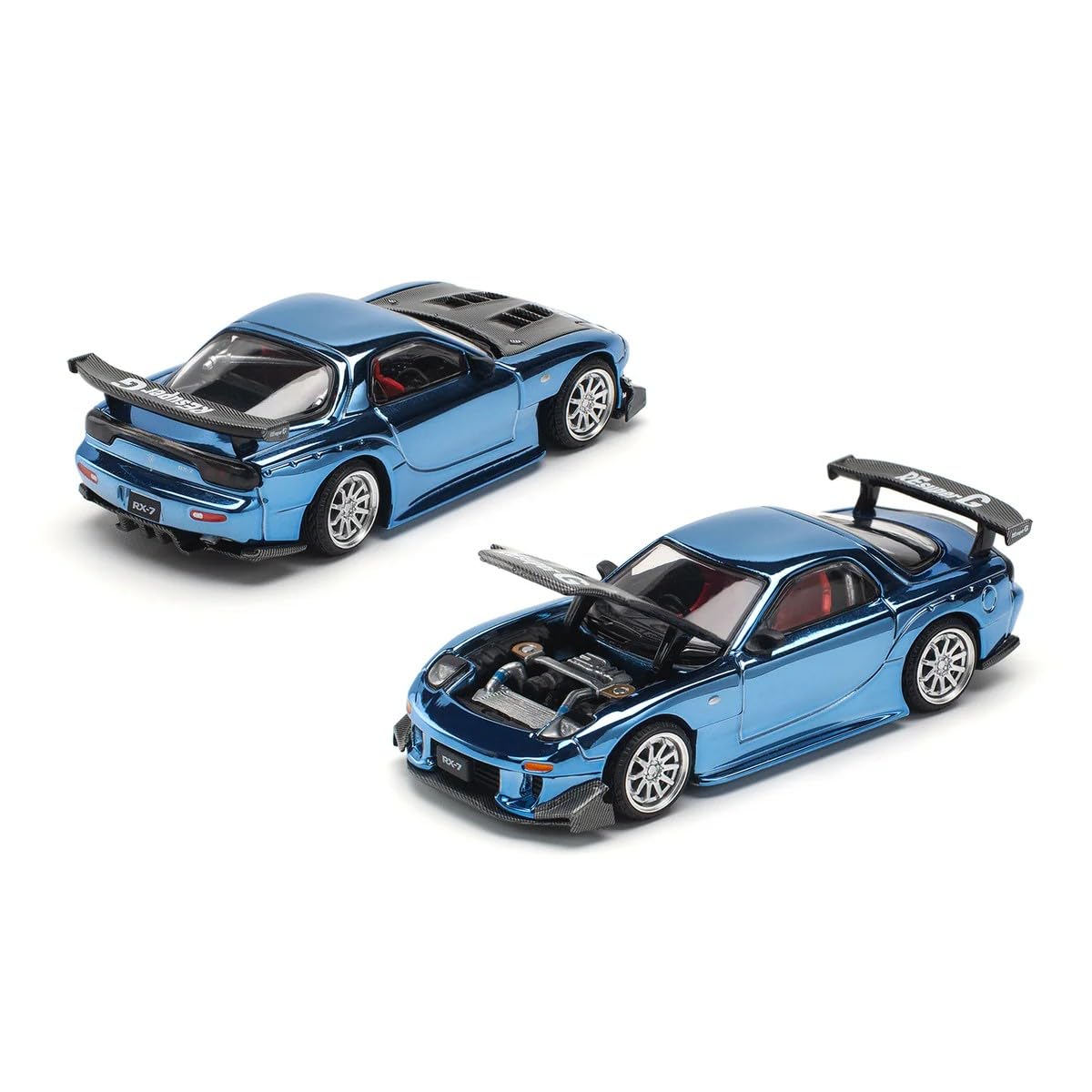 Diecast Model Car Compatible Pop Race 1:64 Mazda RX7 RE Amemiya