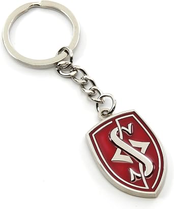 Silvia Logo - Keychain - Red