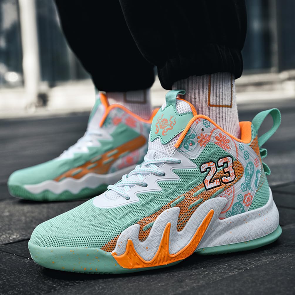 Męskie buty do koszykówki, buty sportowe, lekkie, oddychające, amortyzujące wstrząsy, męskie buty do koszykówki, do biegania, sportowe trampki, Mt D28, 35 EU