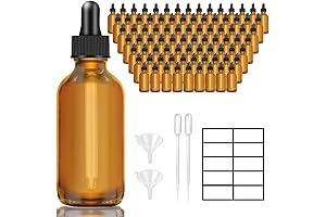 Convenient 1oz Essential Oil Dropper Bottles