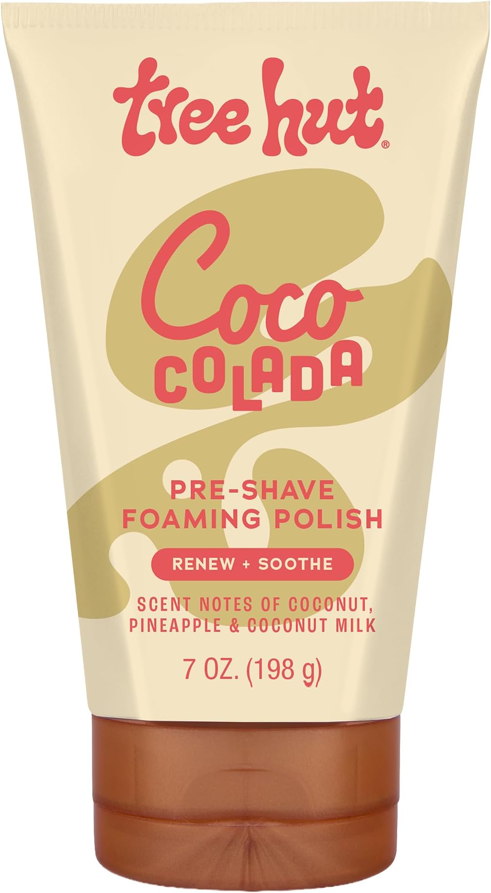 Coco Colada Shave Prep Polish, Gently Soothe & Prep Skin for an Even Closer Shave, Exfoliating Shave Essential,7 fl oz.