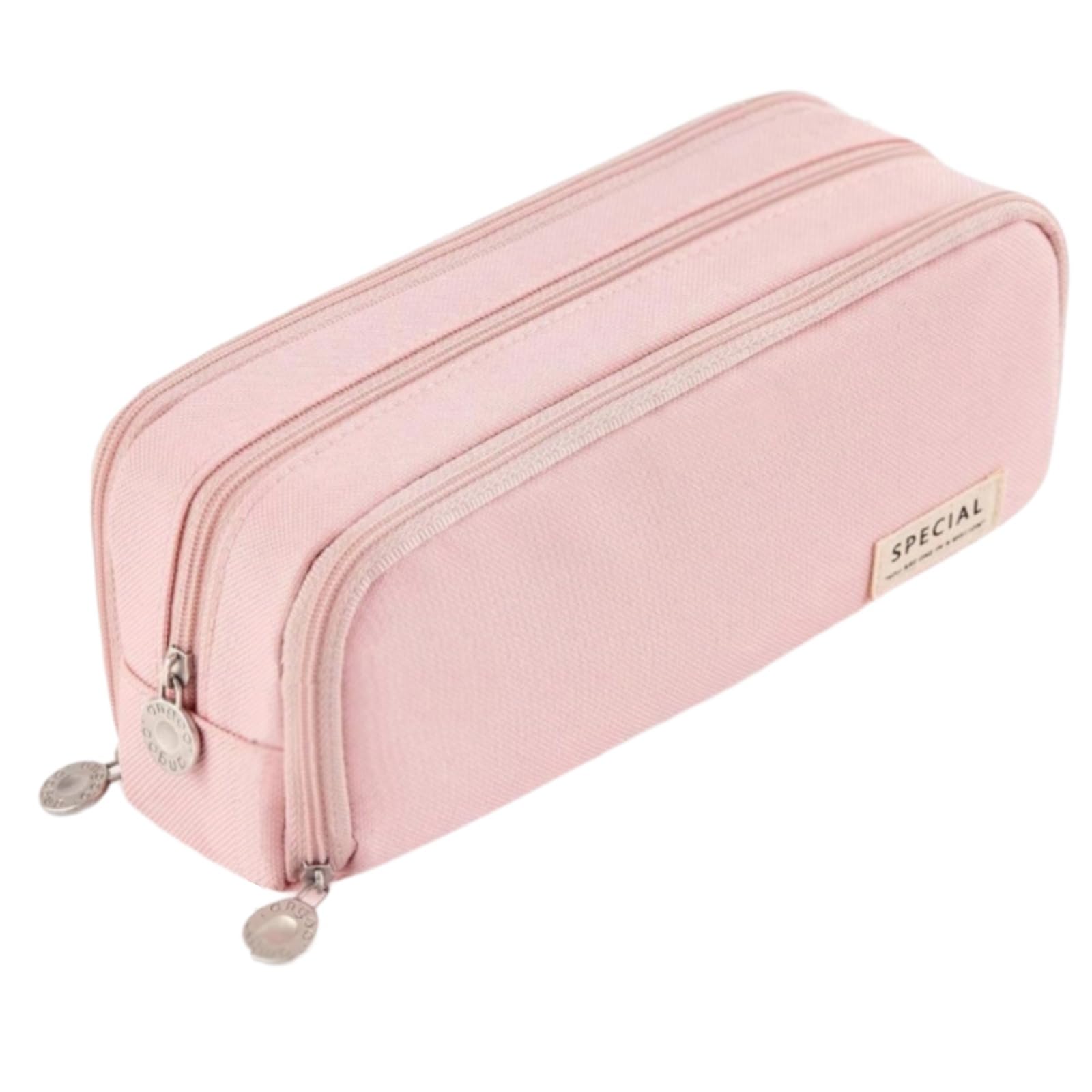 Large Capacity Pencil Case 3 Compartment Pouch Pen Bag for School