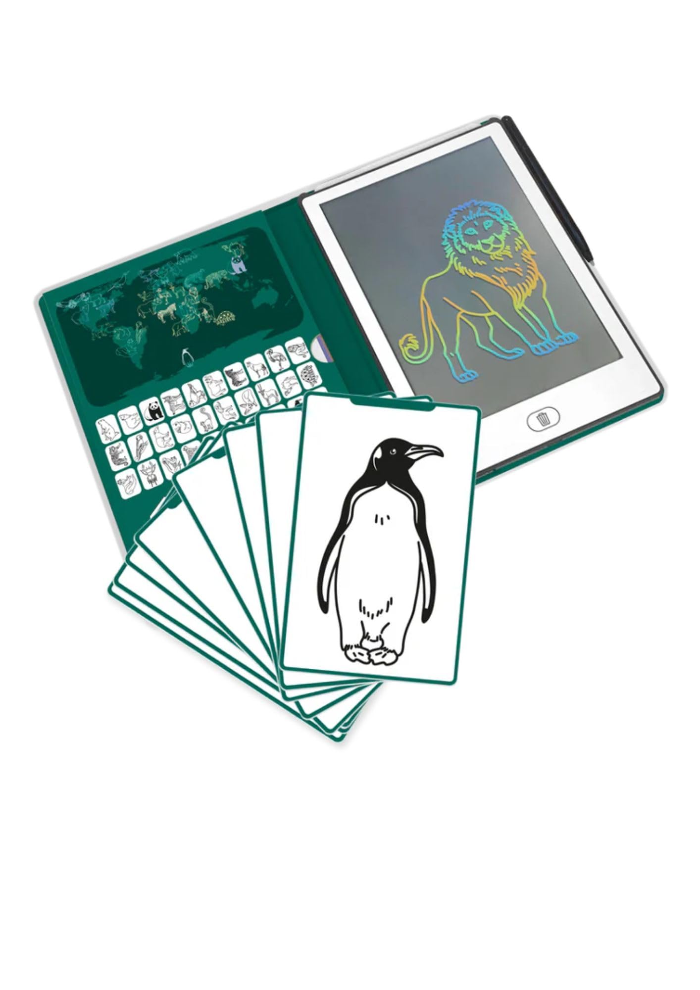 Kidydraw Ricarica per disegni – Animali di tutto il mondo – Oceani e pirati