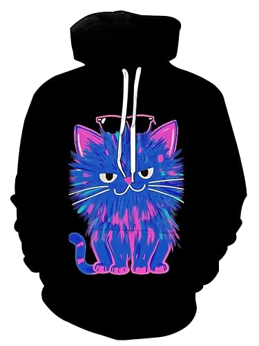 Unisex Graphic Hoodies, 3D Novelty Pullover Sweatshirt, Xmas Men Women