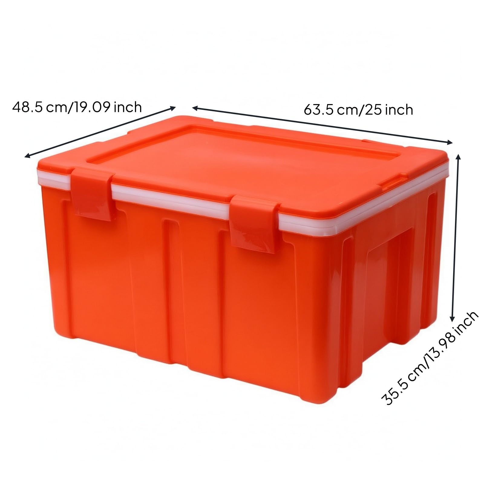 Termica con Chiusure a Scatto | Ermetico, Box Termica, Rigido, Scatola Isolante, per Catering, fattorini