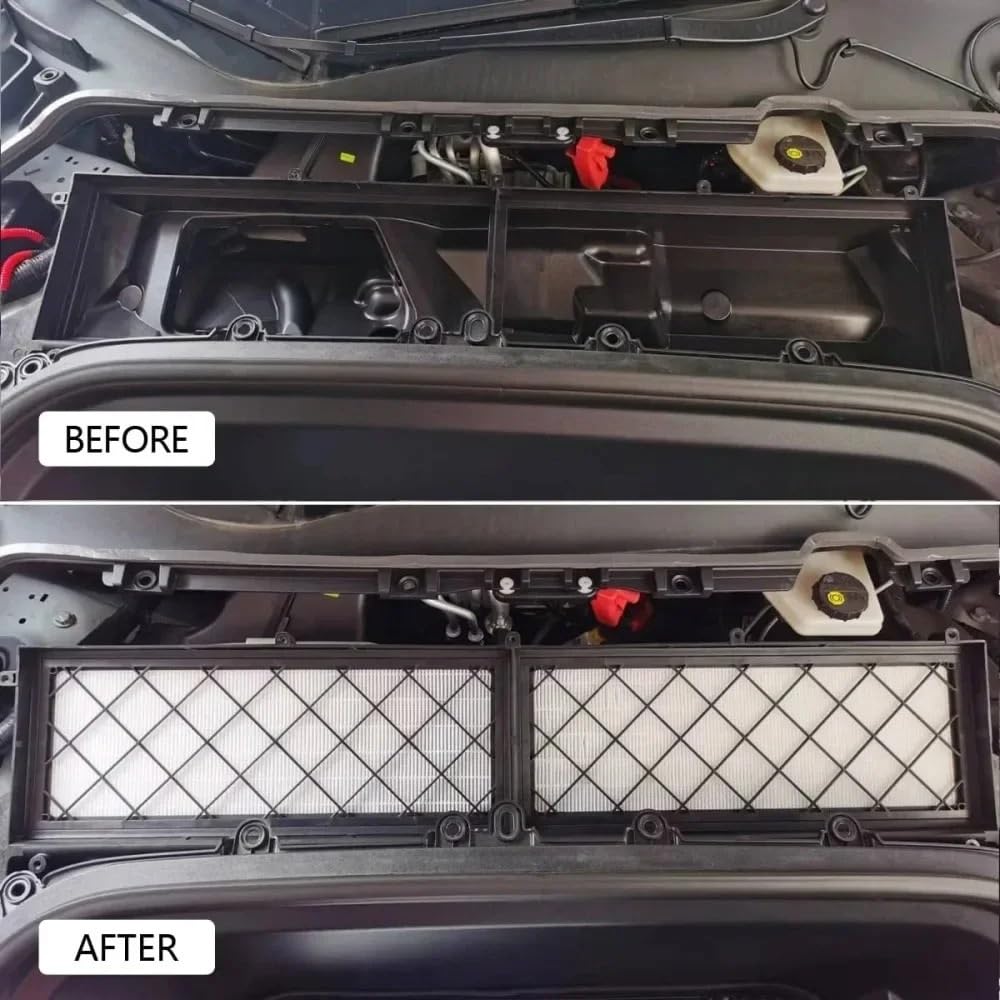 Filtro de aire de cabina Ajuste para Tesla Model Y Juniper 2025 2024 4 Uds filtro de aire cabina reemplazo del entrada