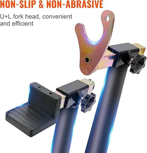 Miniatura 6 de VEVOR Motorcycle Rear Wheel Stand, with U + L Fork Swingarm Spool, 850 lbs Capacity Heavy Duty Rear Wheel Stand Motorcycle Lift Jack Stand, for