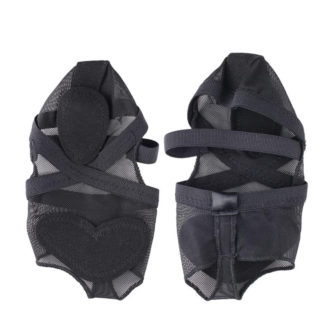 Dance Foot Thongs, Anti-Slip Ballet Dance Pointe Shoe Socks Protector Cushion, Professional Thong Toe Paws Grip Shoes Pads, Women Lyrical Shoes, Relief Foot Pain for Yoga Ballet Pilates (XL, Black)-image-49