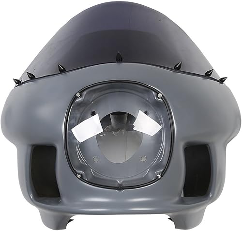 Miniatura 7 de TCMT Carenados de fibra de vidrio para piernas inferiores para Harley Davidson Dyna Low Rider Super Glide Wide Glide Fat Bob Switchback Street Bob