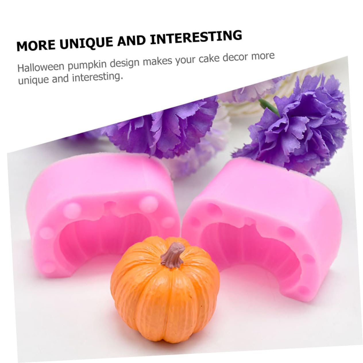 Cabilock 3 Juegos Molde De Calabaza Para Decoración De Halloween Moldes Para Duros Moldes Para Calabazas De Chocolate Herramienta Para Hornear Calabazas Molde Para 6 piezas * 3