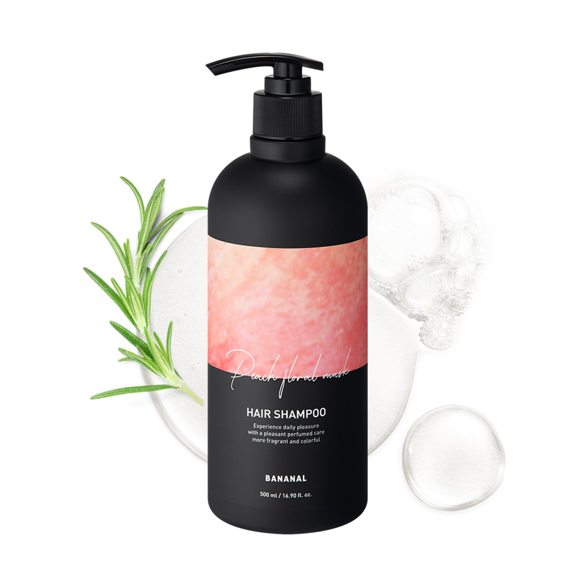 Amazon.com : BANANAL Korean Rosemary Shampoo, Scalp Care, Peach