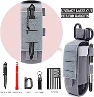 Vista 3 de 2 piezas de actualización de corte láser 1000D Molle Bolsa de torniquete táctico, funda de torniquete médico táctico