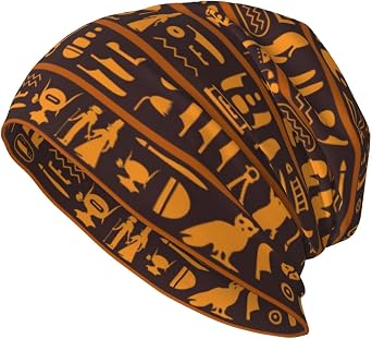 Blue Dolphin Camouflage Slouchy Beanie Hat Stretch Knit Skull Cap Turban Hat Headgear Gifts for Men Women Teenager