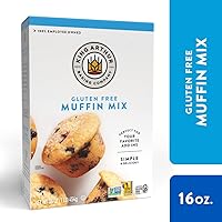 Vista 3 de King Arthur Mezcla de magdalenas de harina, sin gluten, 16 onzas (paquete de 6), color blanco