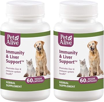 PetAlive Immunity and Liver Support Veggie Cap 2 Pack