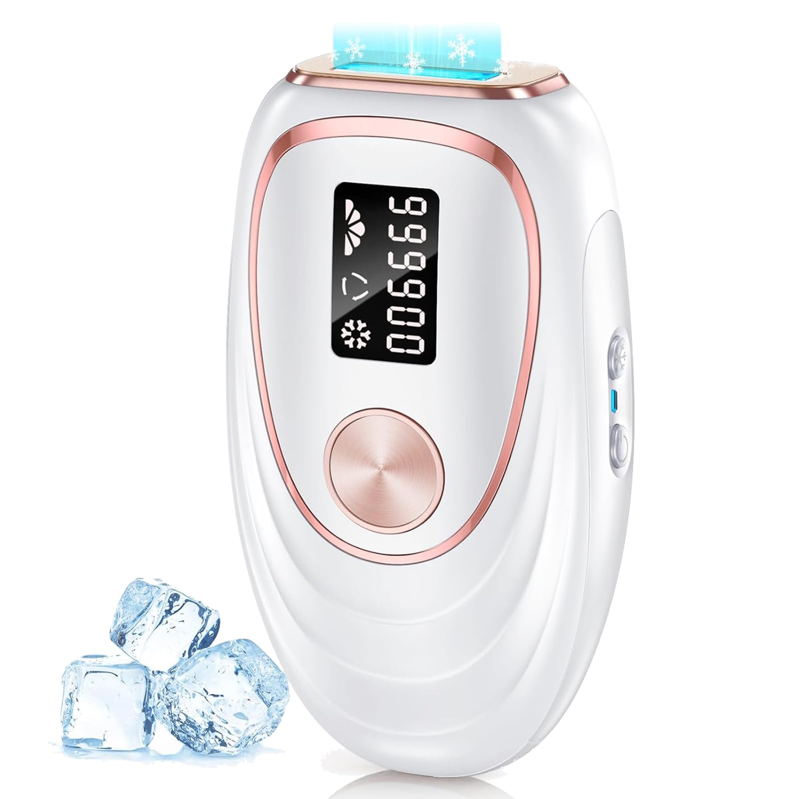 Haarlosy IPL Geräte Haarentfernung Laser mit Kühlfunktion 5℃-10℃ | 5 Energiestufen 999,900 Lichtimpulse Schmerzfreie IPL Haarentfernungsgerät für Frauen Männer Gesicht, Achseln, Beine, Körper